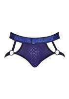 Diamond Mesh Jock Ring Blue S - XL
