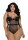 Dreamgirl Body Teddy Leopard/Black Queensize XL - 3XL
