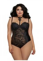 Dreamgirl Teddy Black XL - 3XL