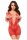 Baci Corset Front Lace Mini Dress Red OS - QS