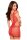 Baci Corset Front Lace Mini Dress Red OS - QS