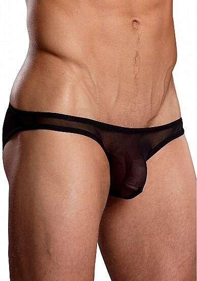 Brazilian Pouch Bikini - Black - S