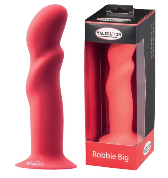 MALESATION Robbie Dildo Large Red - 19,7 cm