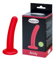 MALESATION Andy Dildo Red - 12,5 cm