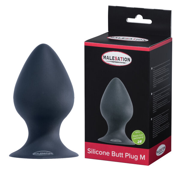 MALESATION Silicone Butt Plug M - 5,25 cm