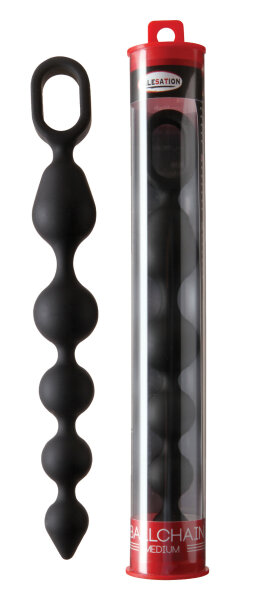 MALESATION Ballchain Medium Black