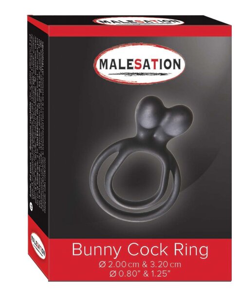 MALESATION Bunny Cock Ring (&Oslash; 2,00 cm & 3,20 cm)