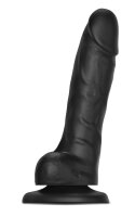 Strap-on-me Sliding Skin Realistic Dildo Black S - 17 cm