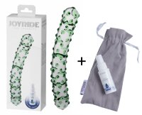 JOYRIDE Premium GlassiX Set 14 transparent, green 23 cm