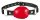 XX-DREAMSTOYS leather mouth gag red
