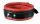 XX-DREAMSTOYS Leder Halsfessel rot schwarz