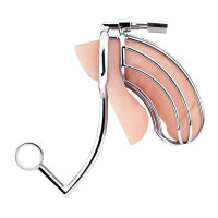 BLUE LINE C&B GEAR Cock Cage with Anal Stimulator