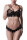 GREY VELVET 2-piece bra/slip set L
