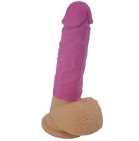 Dildo with Balls and Suction Cup 17,5 cm