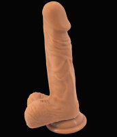 Dildo with Balls and Suction Cup 19 cm