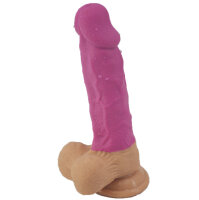 Dildo with Balls and Suction Cup 16,5 cm