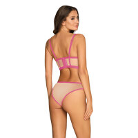 Obsessive Nudelia 2 pcs Set Pink S - XL