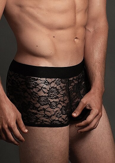 Lace Boxer Black S - XL