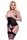 Baci 2Pc Peekaboo Bustier & Gstring Set, S/M
