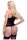 Baci 2Pc Peekaboo Bustier & Gstring Set, S/M