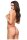 Baci Floral Lace Crotchless Panty Pink,  S