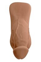 Gender X 4Inch Packer, Mocca Flesh