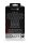 Shots Ouch! Runder Edelstein Anal Plug Silber Rubinrot mittel 3,4 cm