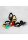 Shots Ouch! Herz Edelstein Anal Plug Silber Rosa mittel 3,4 cm