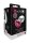 Shots Ouch! Herz Edelstein Anal Plug Silber Rosa mittel 3,4 cm