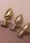 Shots Ouch! Runder Edelstein Analplug Gold Smaragdgr&uuml;n mittel 3,4 cm