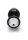 Shots Ouch! Runder Edelstein Anal Plug Schwarz Silber mittel 3,4 cm