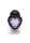 Shots Ouch! Herz Edelstein Anal Plug Schwarz Lila klein 2,7 cm