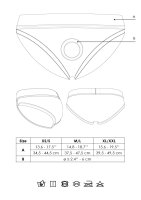 Shots Ouch! Vibrating strap-on high-cut briefs M/L