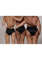 Shots Ouch! Vibrating strap-on high-cut briefs XS/S