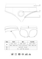 Shots Ouch! Vibrating strap-on thong with buckles at the back M/L