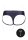 Shots Ouch! Vibrating strap-on thong with buckles at the back M/L