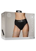 Shots Ouch! Vibrating strap-on thong with buckles at the back XS/S