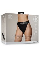 Shots Ouch! Vibrating open strap-on with buckles at the back XS/S