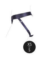 Shots Ouch! Vibrating open strap-on with buckles at the back XS/S