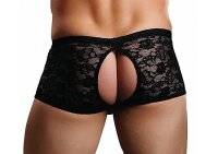 Crotchless Pantie Black - S/M