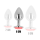 OHMAMA anal plug red crystal 3,3 cm