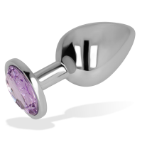 OHMAMA anal plug purple crystal 3.3 cm