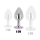 OHMAMA anal plug purple crystal 3.3 cm