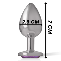Intense Metall Analplug S Lila