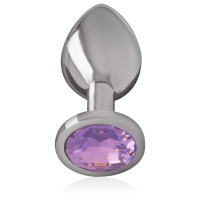 Intense metal butt plug size M Purple