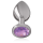 Intense metal butt plug size M Purple