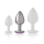 Intense metal butt plug size M Purple