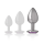 Intense metal butt plug size L Purple