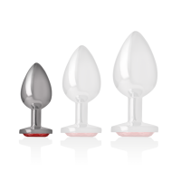 Intense Metall Analplug Gr&ouml;&szlig;e S Rot