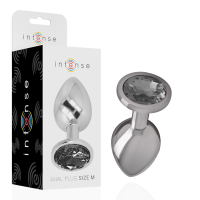Intense metal butt plug size M Black